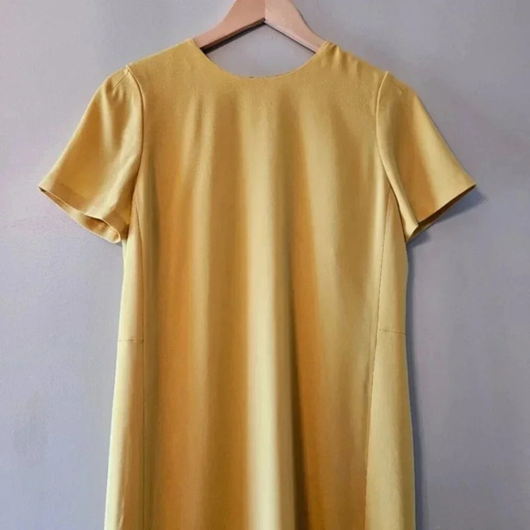 Aritzia Babaton Patricio Japanese Matte Crepe Mini Short Sleeve A-line Dress 6. - Picture 6 of 13